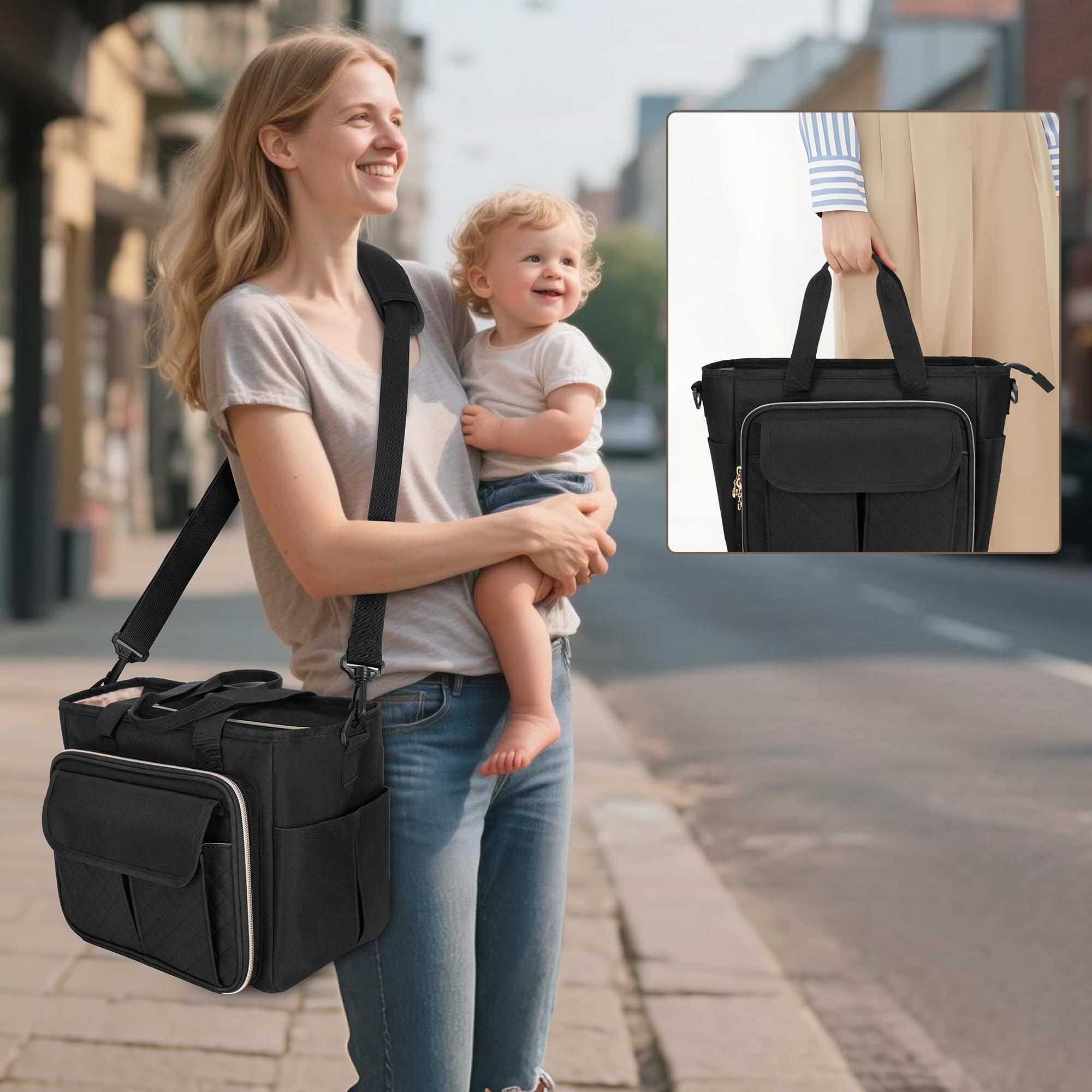 LUXJA durable polyester exterior protects gear during daily use.
