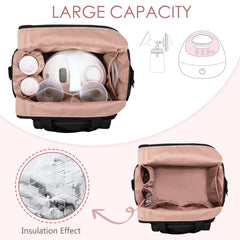 LUXJA front pocket and organization for small items and accessories.