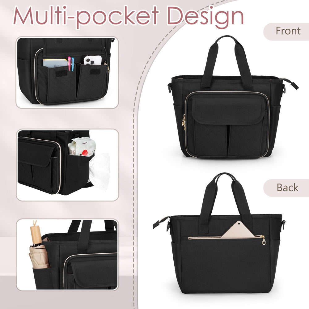 LUXJA side pocket for water bottle or umbrella on the go.