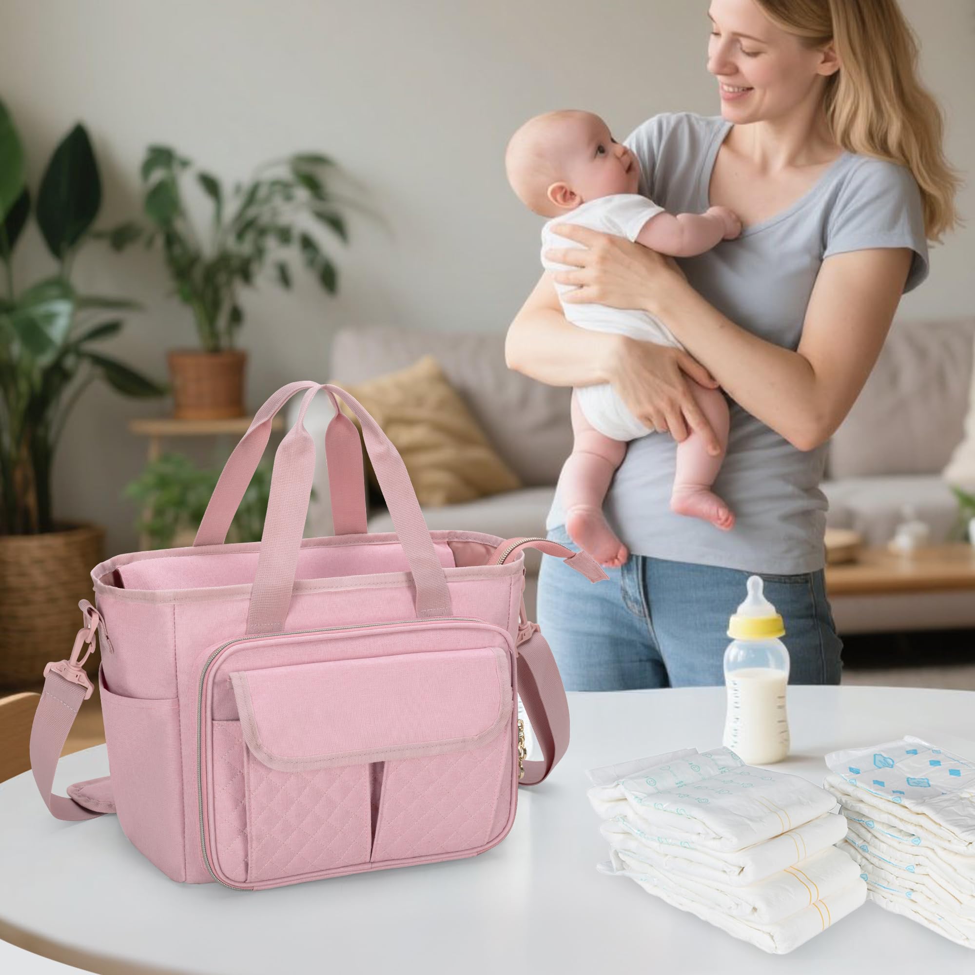 LUXJA detachable shoulder strap and sturdy handles enable comfortable carrying.