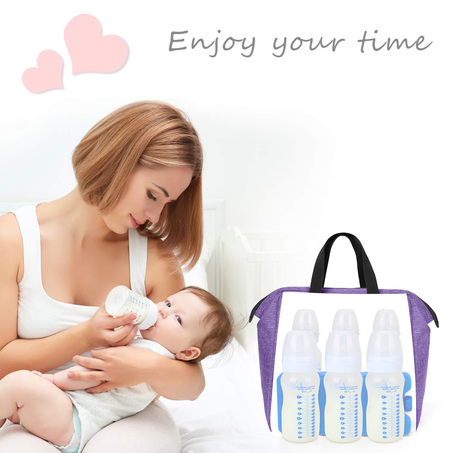 Luxja dimensions 8.25 by 2 by 3.75 inches fit bottles neatly.