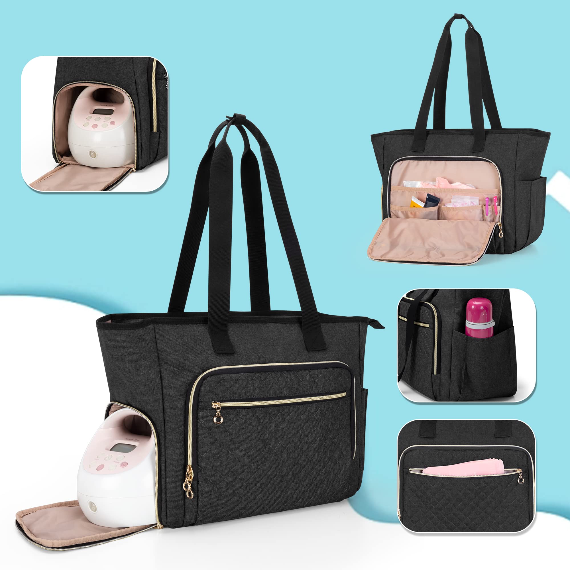 LUXJA side-pocket pump area holds the Spectra and essentials