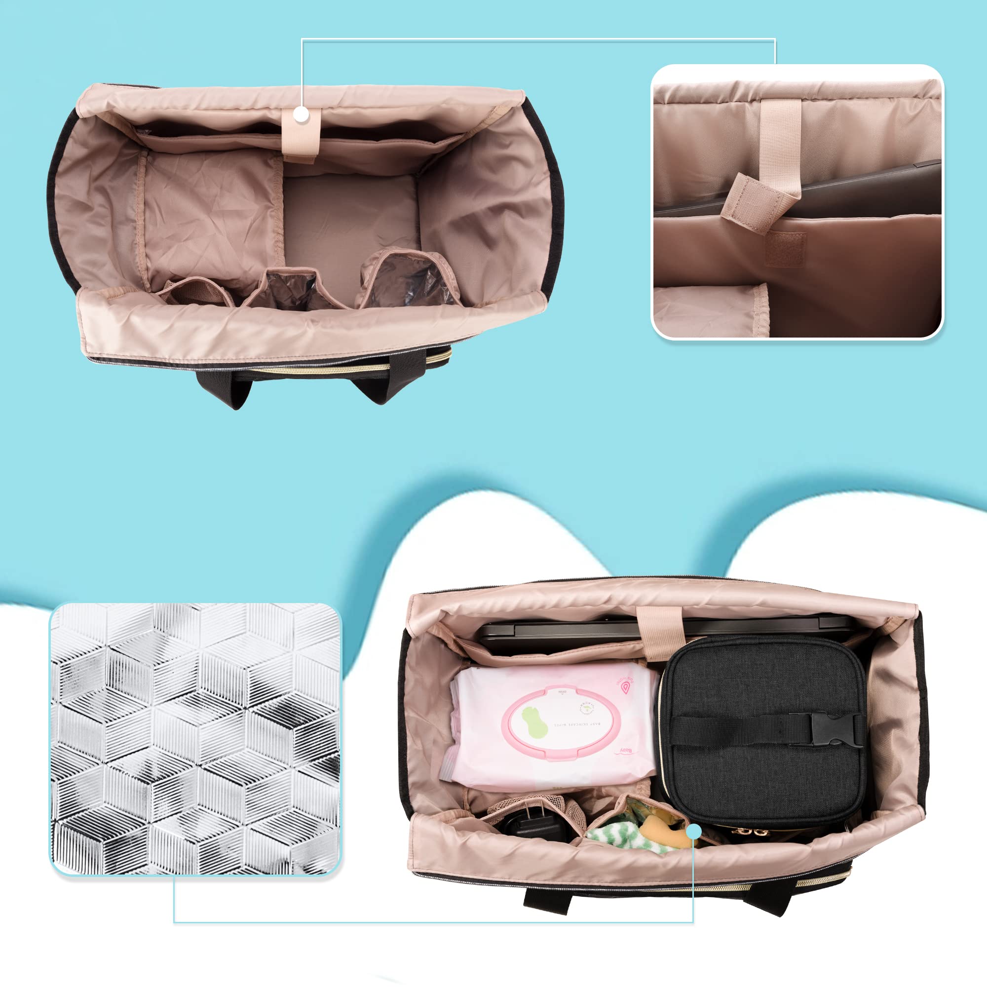 LUXJA waterproof wipeable mat provides clean work surface