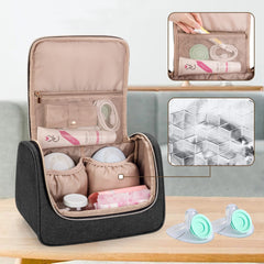 Luxja wearable breast pump bag insulated pouches keep pumps cool and ready on the go