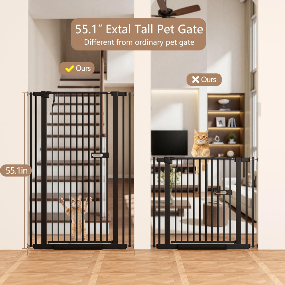 LuxTrsde cat gate adjustable width from 26.1 to 29.7 inches