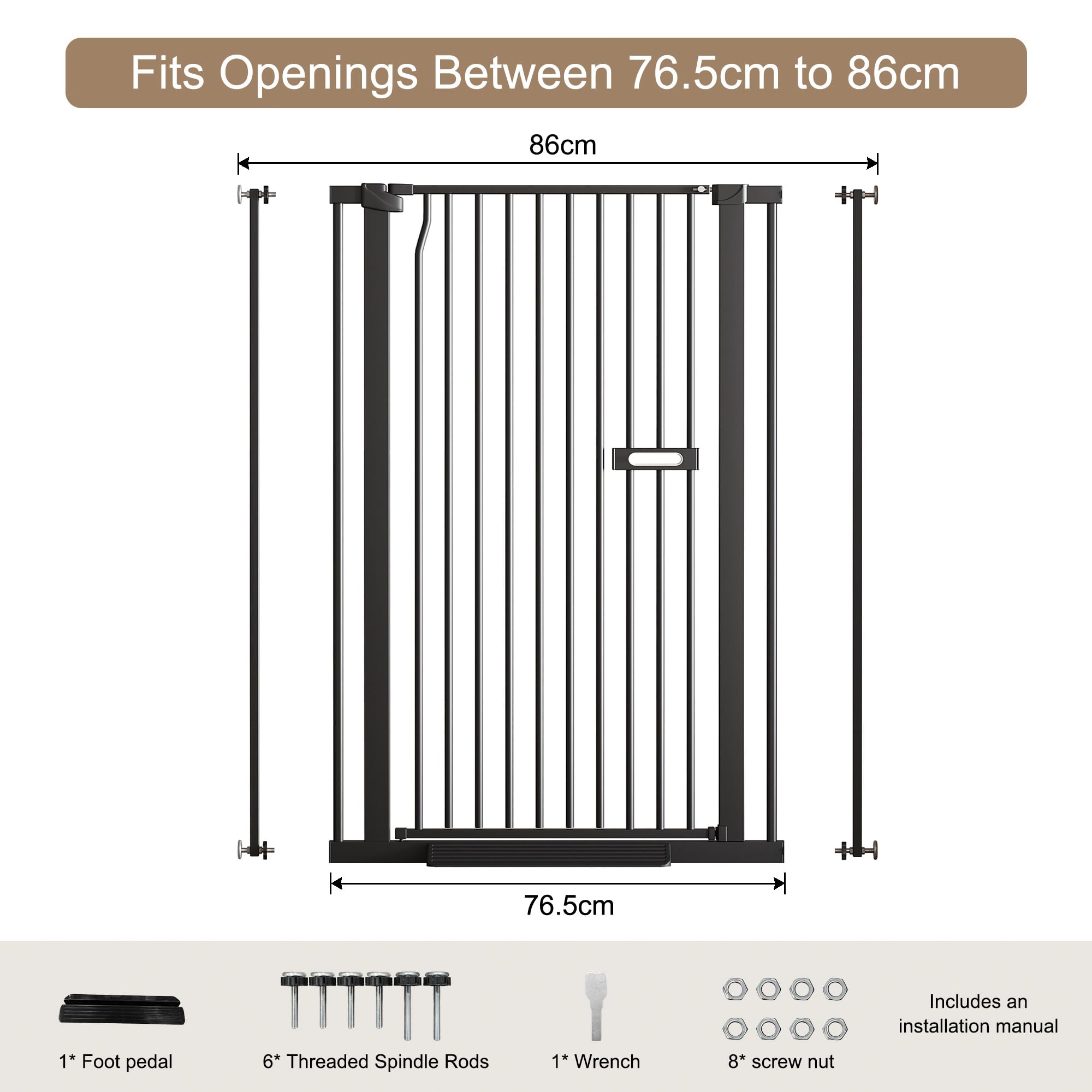 LuxTrsde easy-grip-handle image depicts one-hand lift for busy homes.