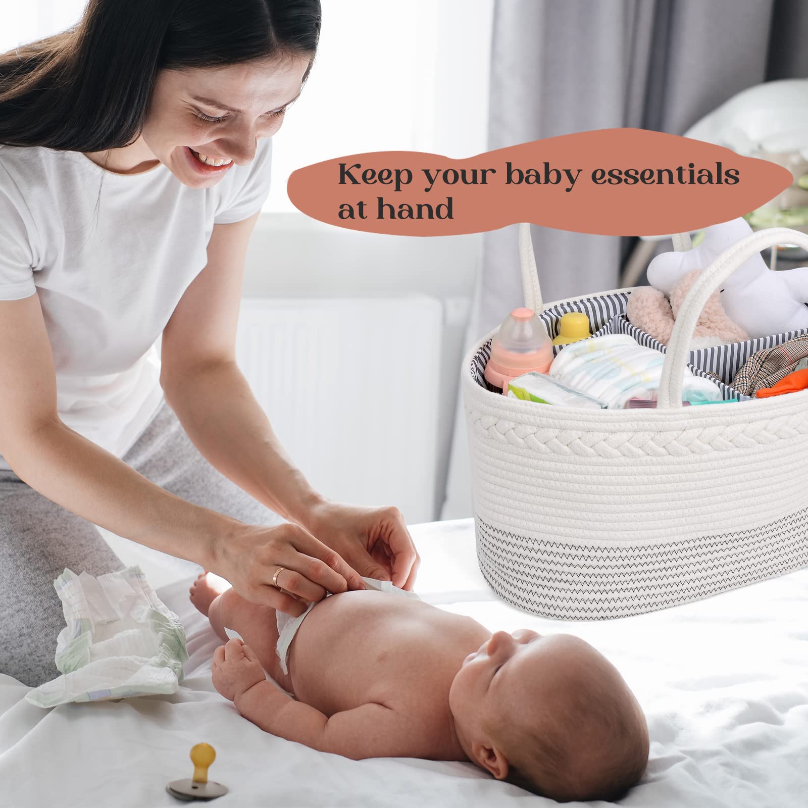 Luxury Little unisex off-white color suits any nursery theme.