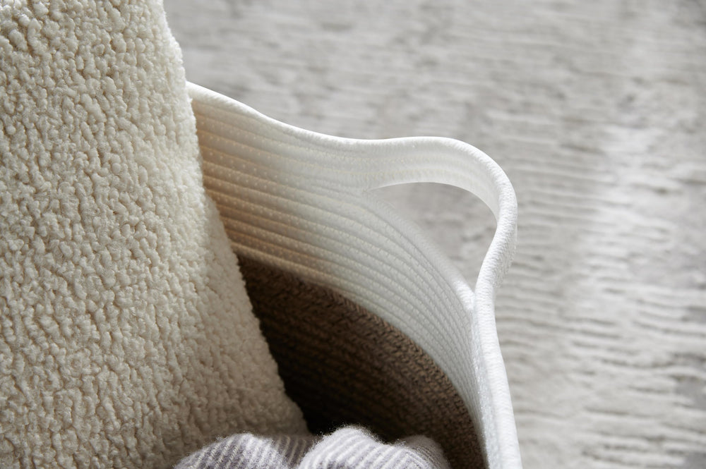 Luxury Little Extra Large Nursery Basket in nursery room complements decor and organization