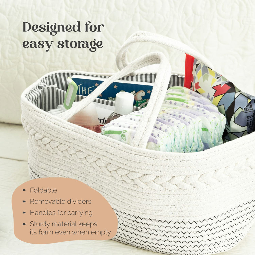 Luxury Little versatile organizer transitions from baby nursery to bookshelf or toy storage.