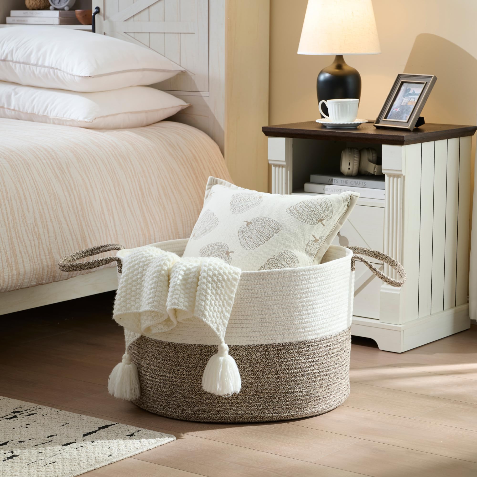 Luxury Little XXXL Nursery Storage Basket folded neatly fits drawers or cabinets