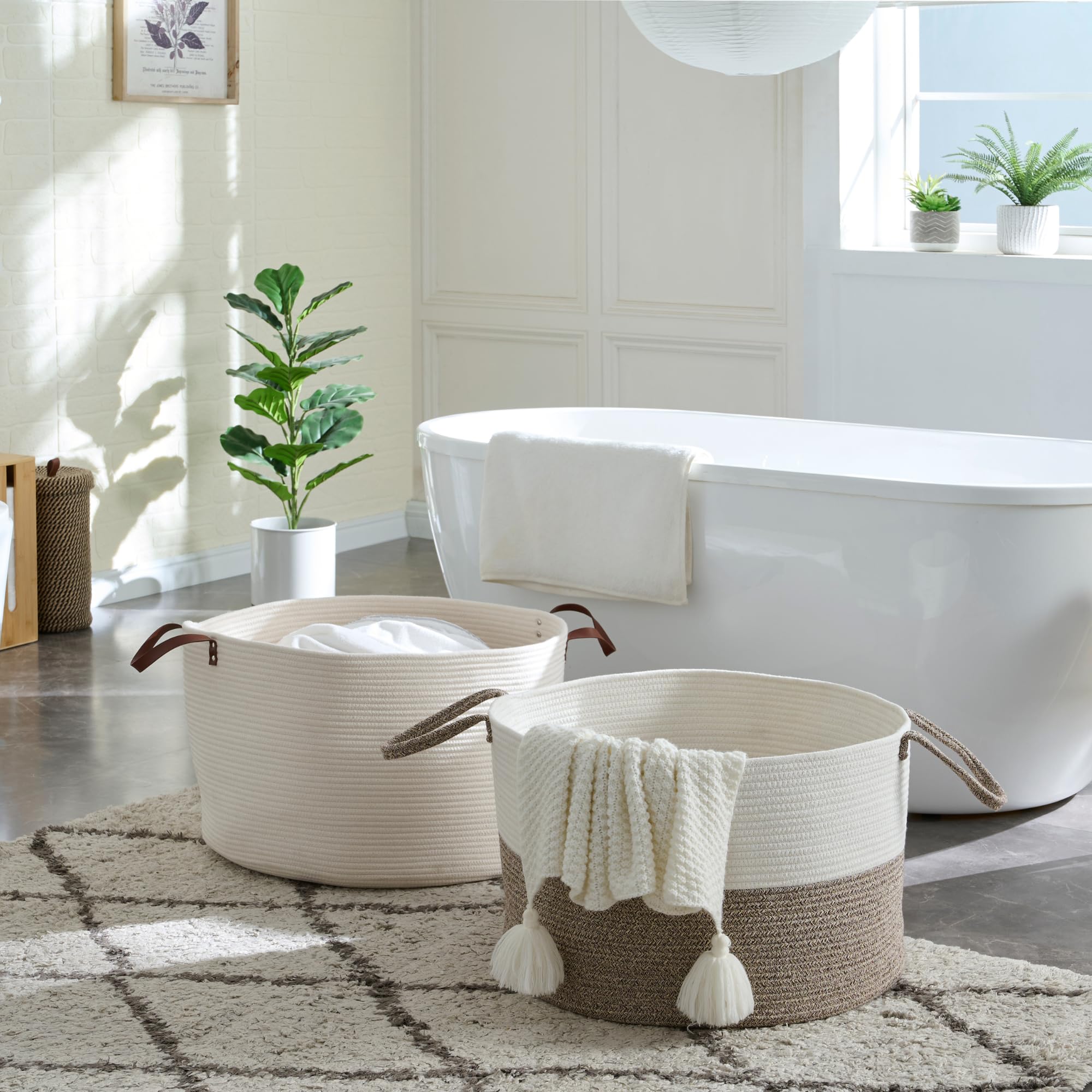 Luxury Little XXXL Nursery Storage Basket in nursery complements decor and storage needs
