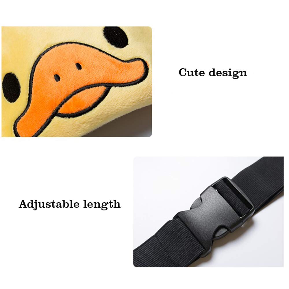 Luzly cartoon-design head support adds a friendly look for kids.