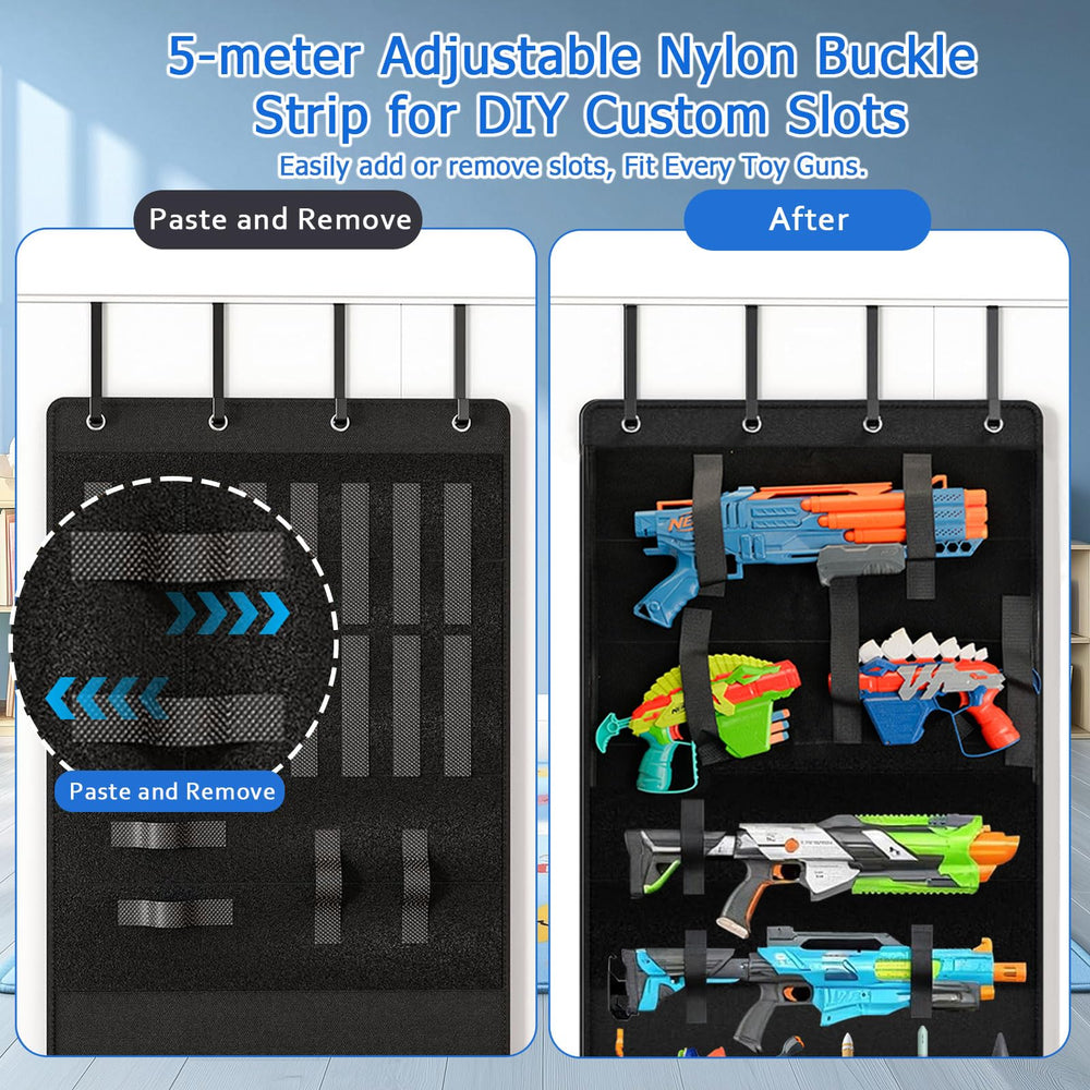 Lveesto Over the Door Organizer secure door hooks for stable mounting