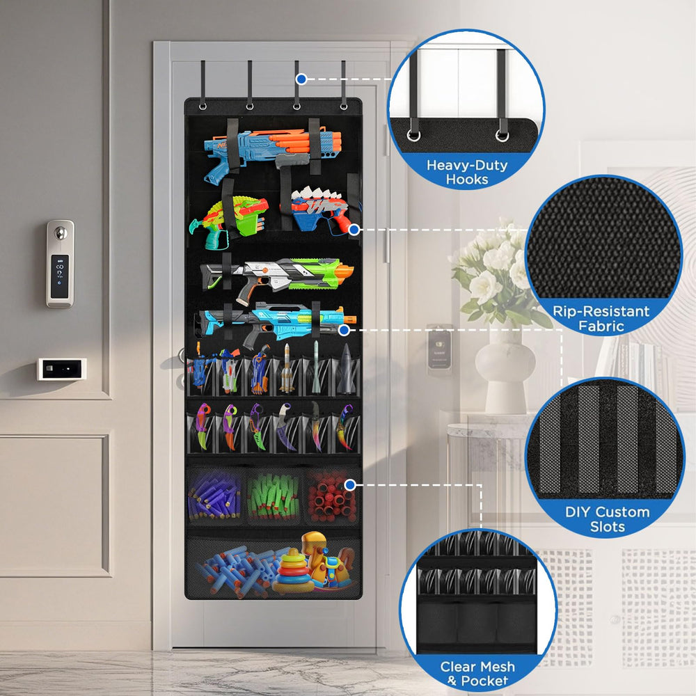 Lveesto Over the Door Organizer thickened non-woven fabric for durability