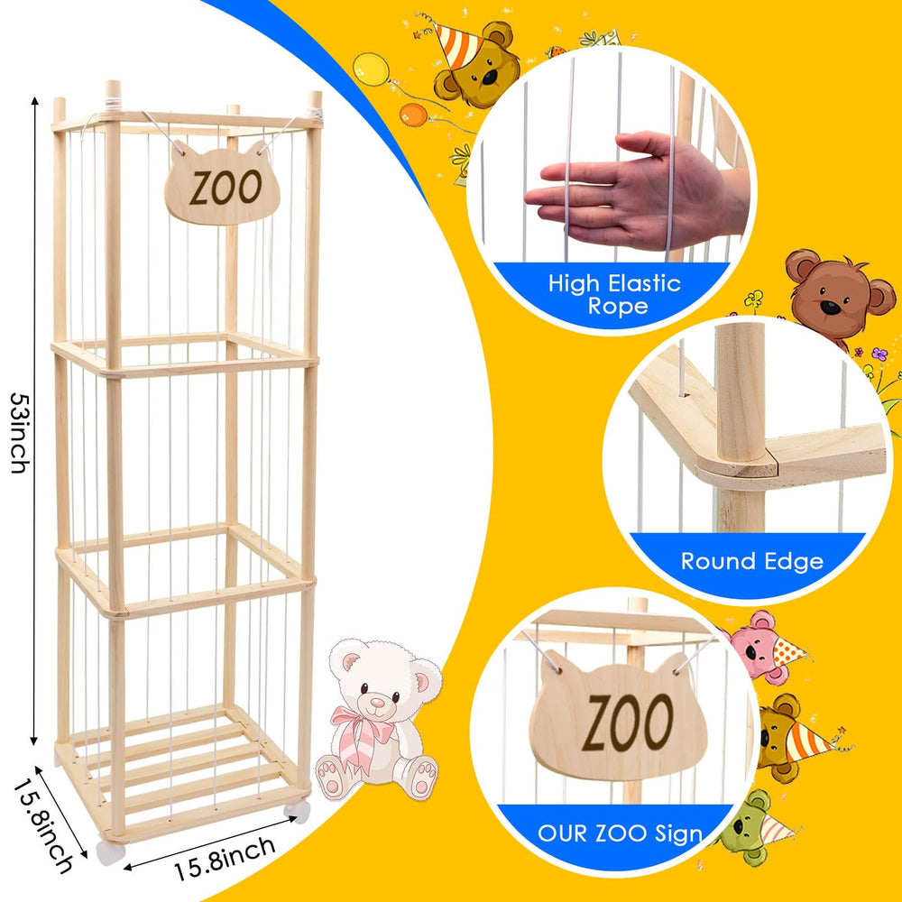 Lveesto storage tower wheels in action for easy room-to-room toy transfers.