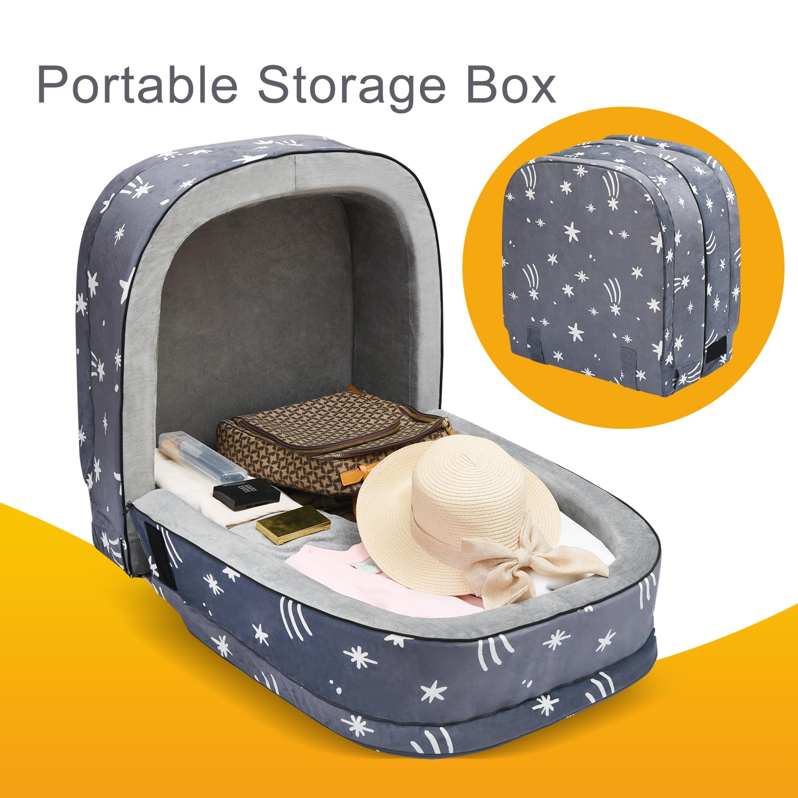 Lvemilio toddler bed measures 47x22 inches to fit small spaces.