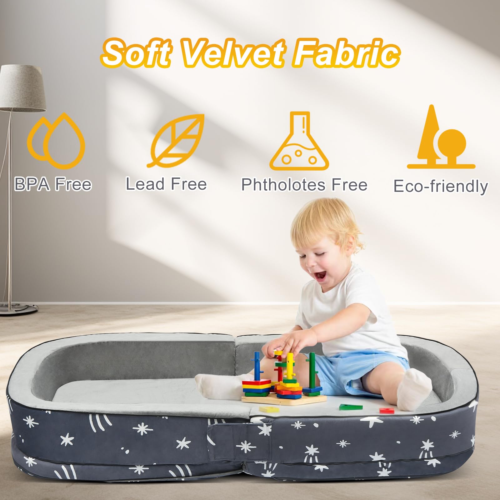 Lvemilio machine-washable cover makes cleanup quick after spills.