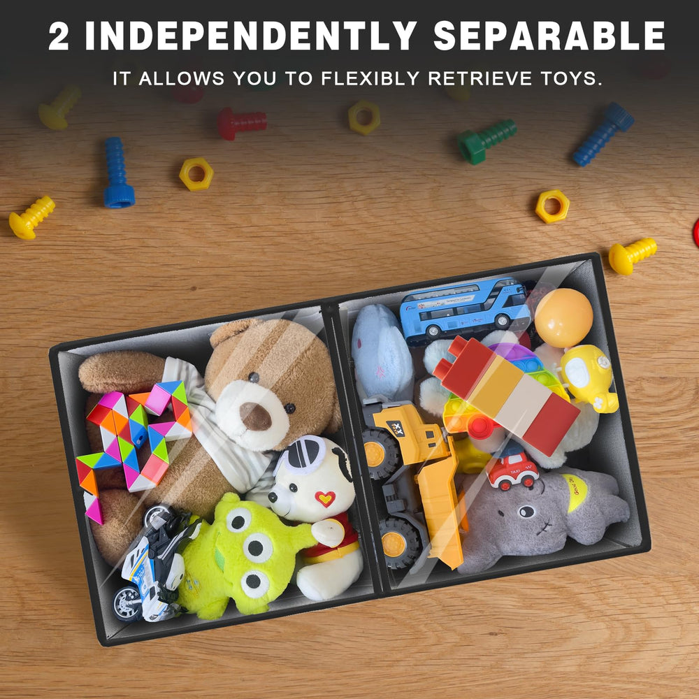 LVGOATH toy storage box with magnetic lid ensures safe, smooth closure during playtime.