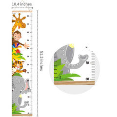 Lvpai animal-pattern growth chart adds playful nursery decor for boys and girls.