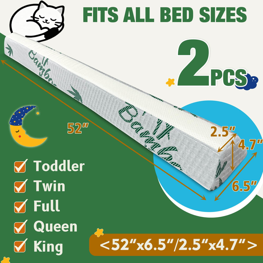 LVYSHOW unbox-setup foam bumper ready-to-use with simple placement before bedtime.