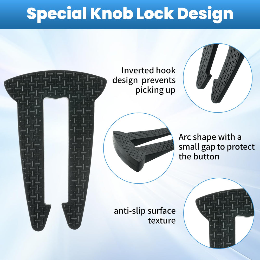 Lwuzkdo 5-pack gas stove knob locks pet-friendly design protects curious animals