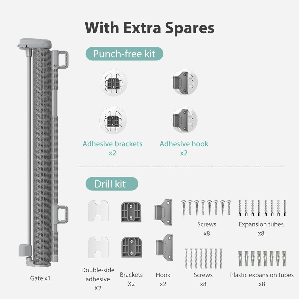 LXCGROOMER adjustable brackets fit varied wall heights for a clean installation.