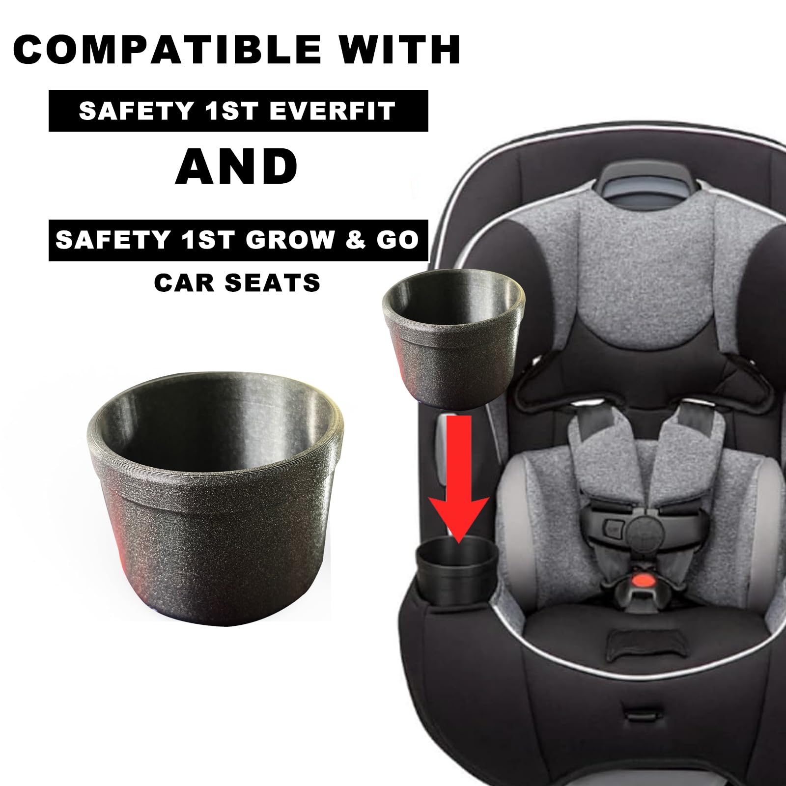 LXLO cup holder replacement part keeps Safety 1st car seats organized and functional