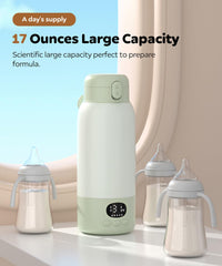 Lxlu bottle warmer LED temp display highlights precise temperature control.