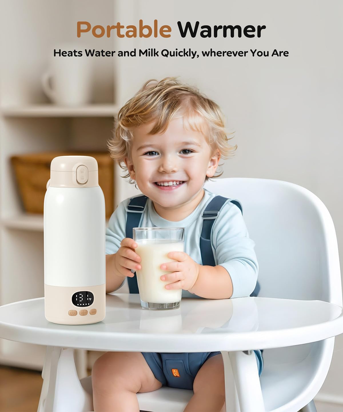 Lxlu bottle warmer outdoor-ready for parks and trips