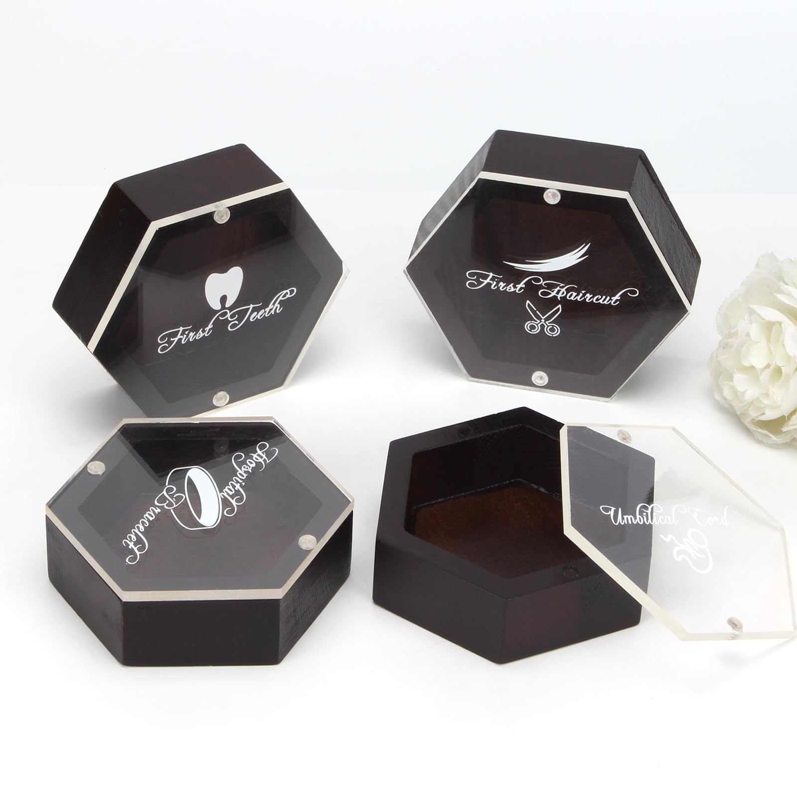 Lxmxgk magnetic closure keeps keepsakes secure and accessible.
