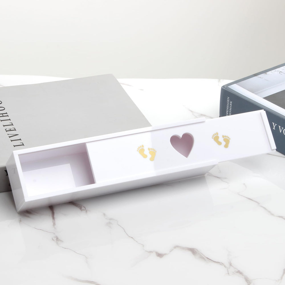 Lxmxgk pregnancy test keepsake box dust-protected against dust and damage.