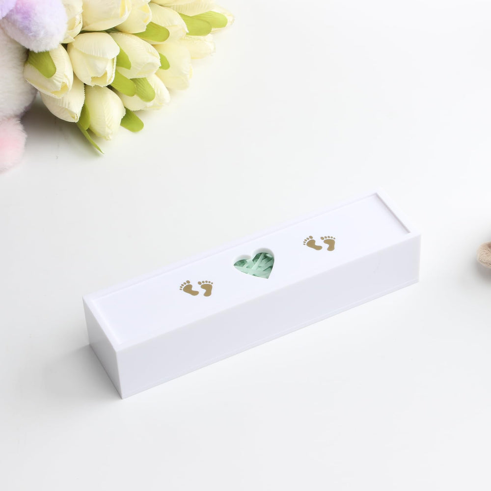 Lxmxgk pregnancy test keepsake box gift-ready presentation for loved ones.