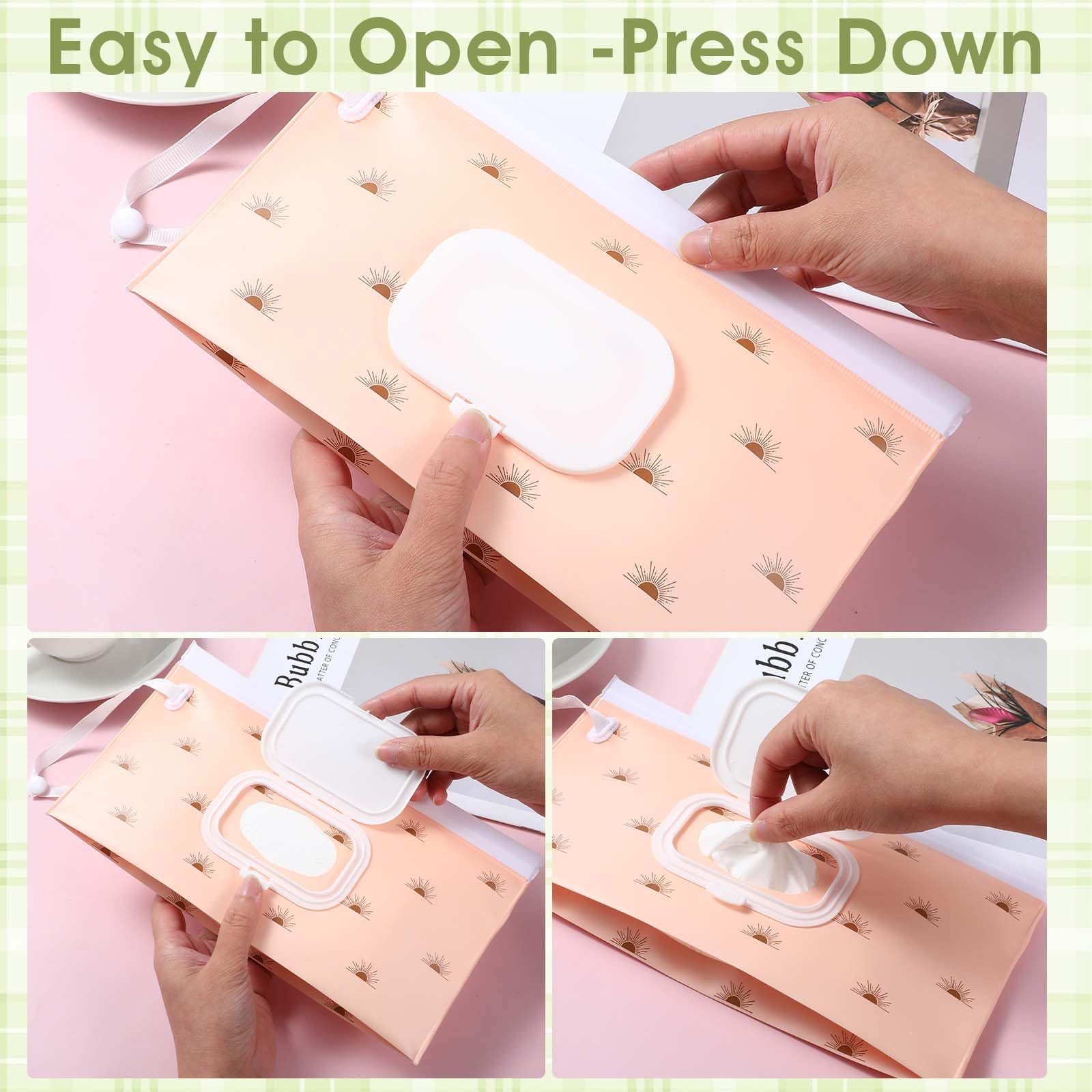 LXUEJIE Wipes Dispenser beige, subtle color for baby care