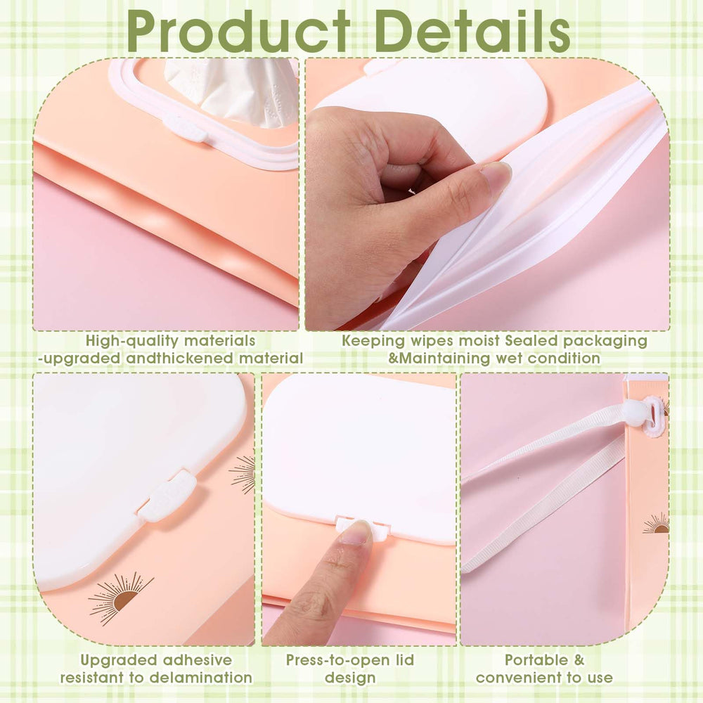 LXUEJIE Wipes Dispenser press-lid, one-handed access