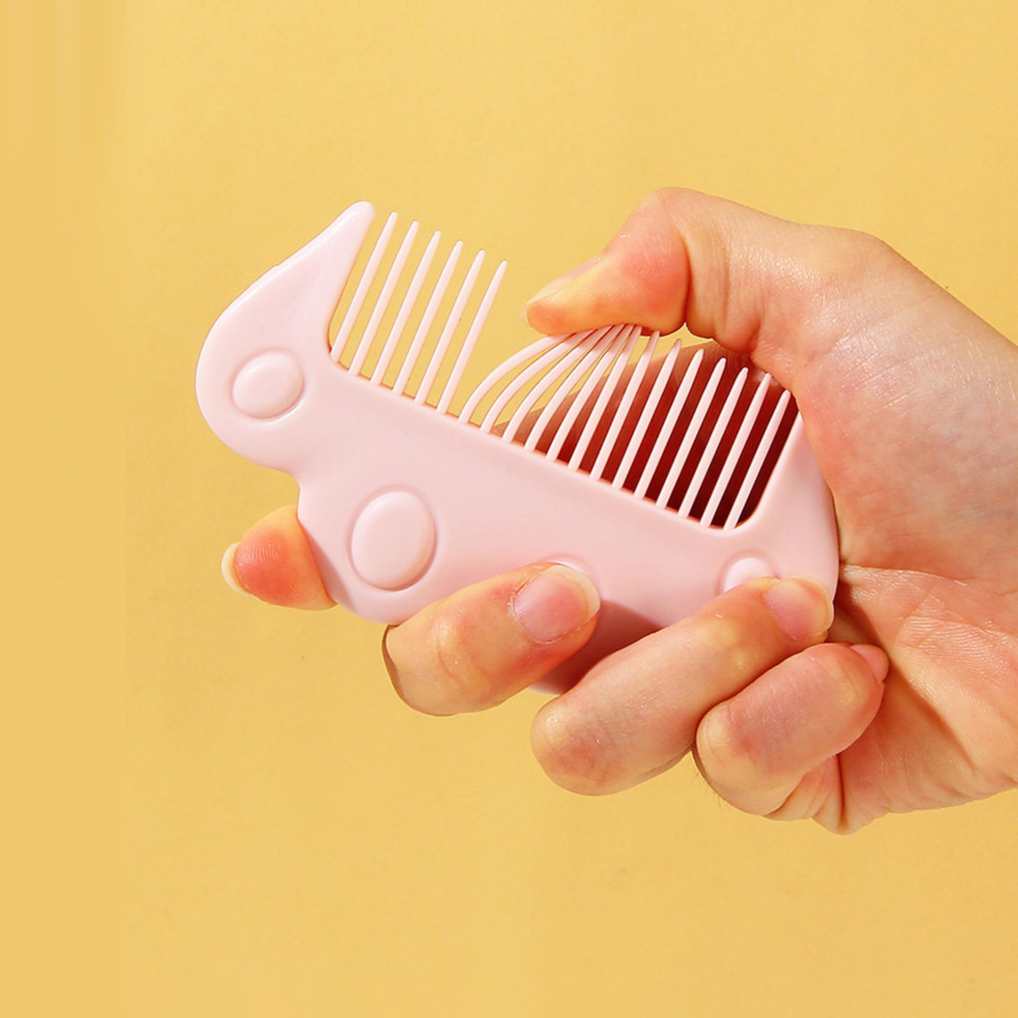 Lyaiwever small hair comb designed for easy handling by tiny hands.