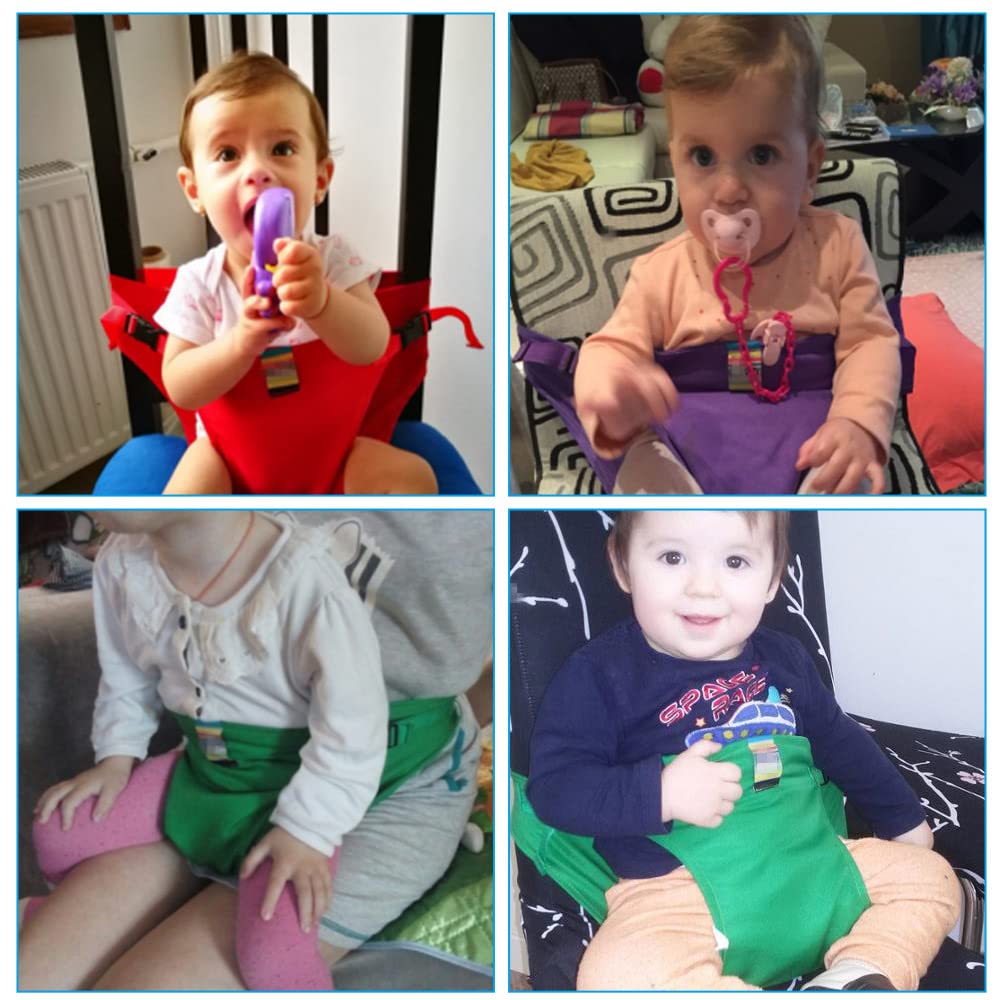 Lychee Harness Seat blue dining-safety keeps toddler secure during meals