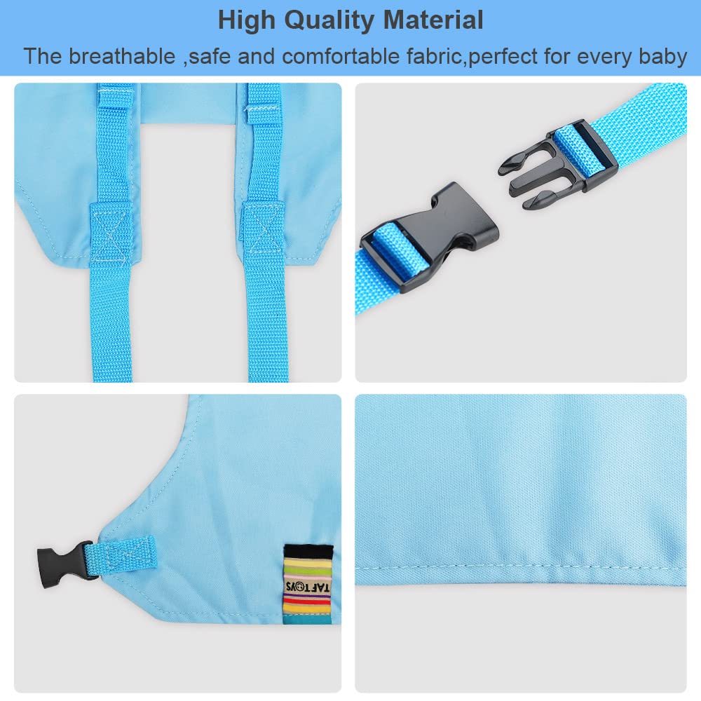 Lychee Harness Seat blue travel-friendly design aids dining away from home