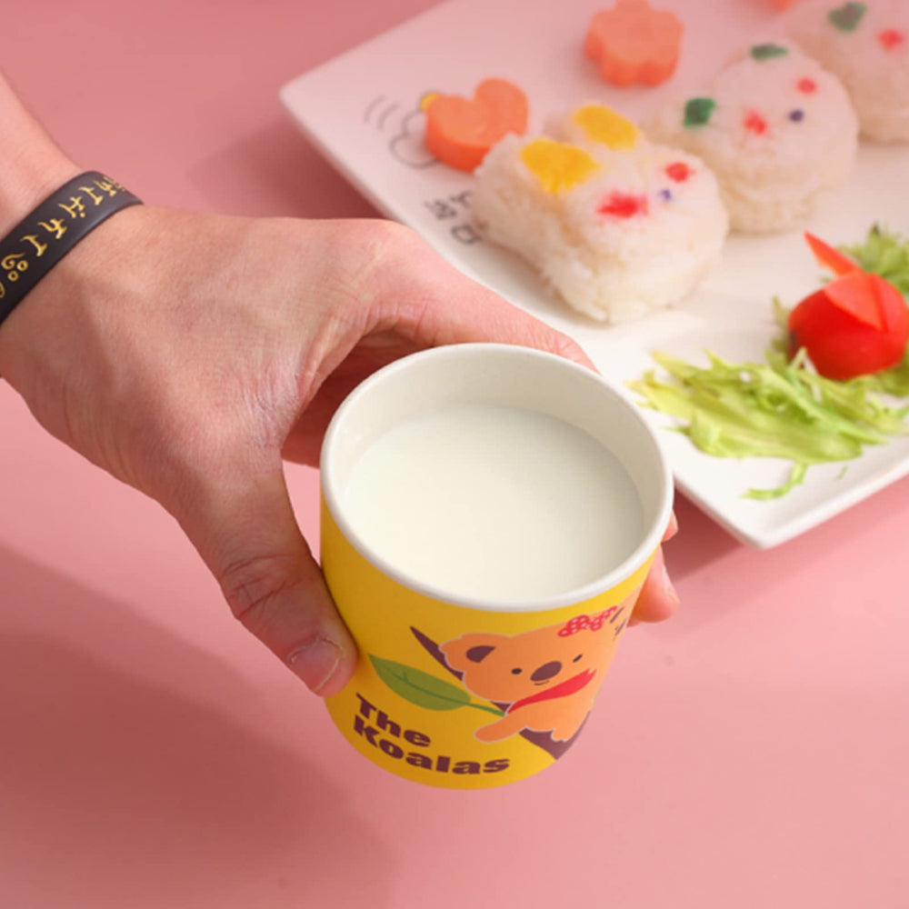 Lyellfe bamboo cup robust feel reduces worry during kids' play and events.