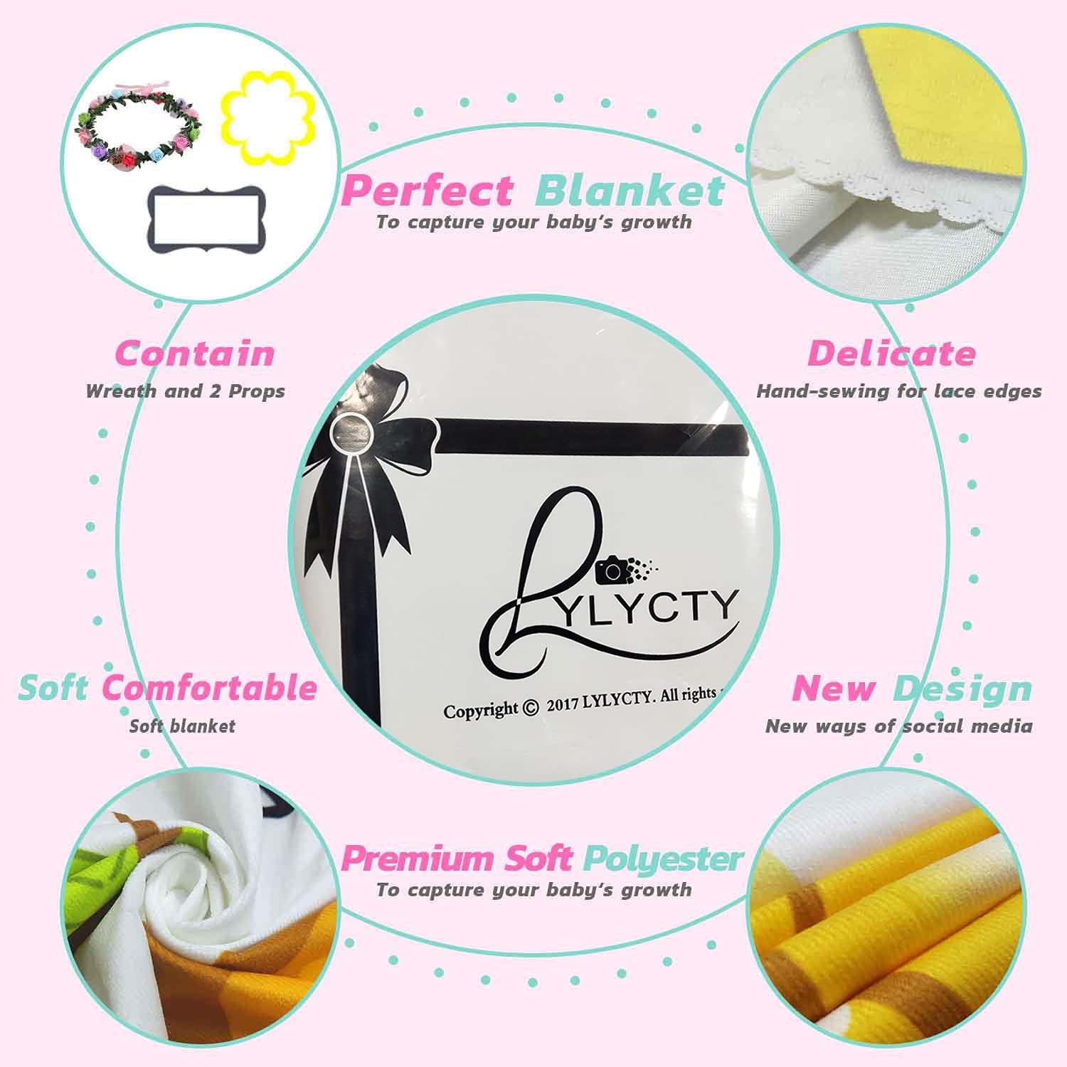 LYLYCTY baby shower gift blanket makes a thoughtful keepsake