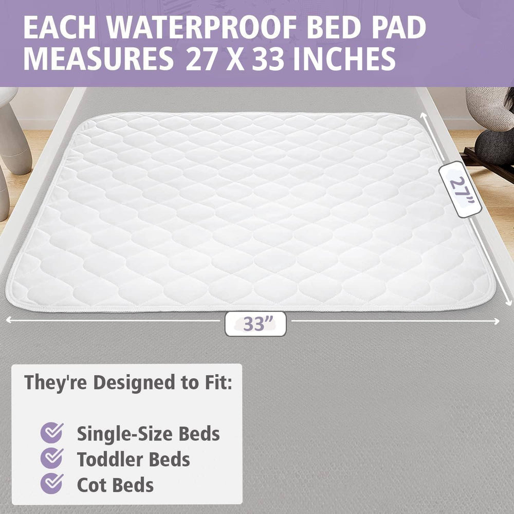 Lynmark 2X potty pad quilted-soft surface is gentle on skin.