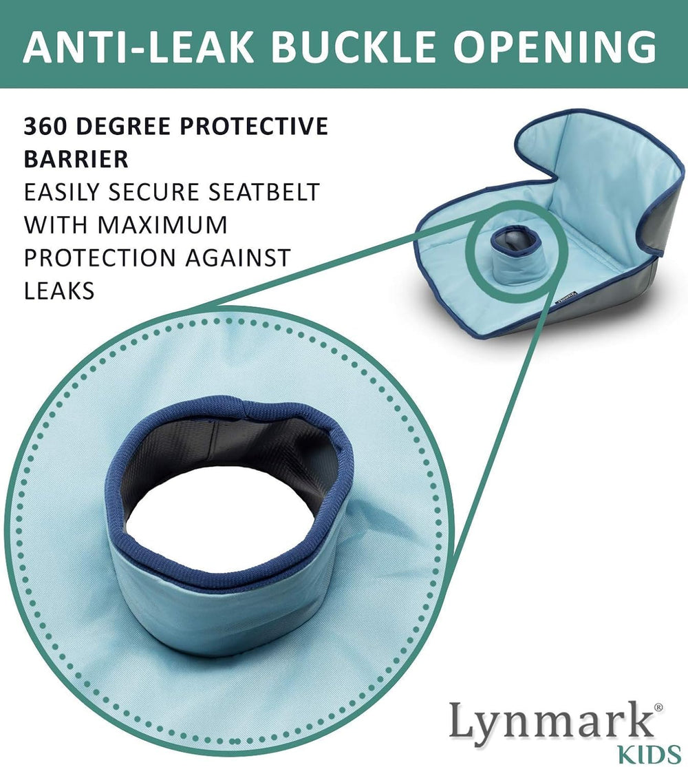 Lynmark blue protector demonstrates non-slip bottom for secure placement