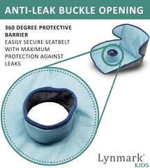Lynmark blue protector demonstrates non-slip bottom for secure placement