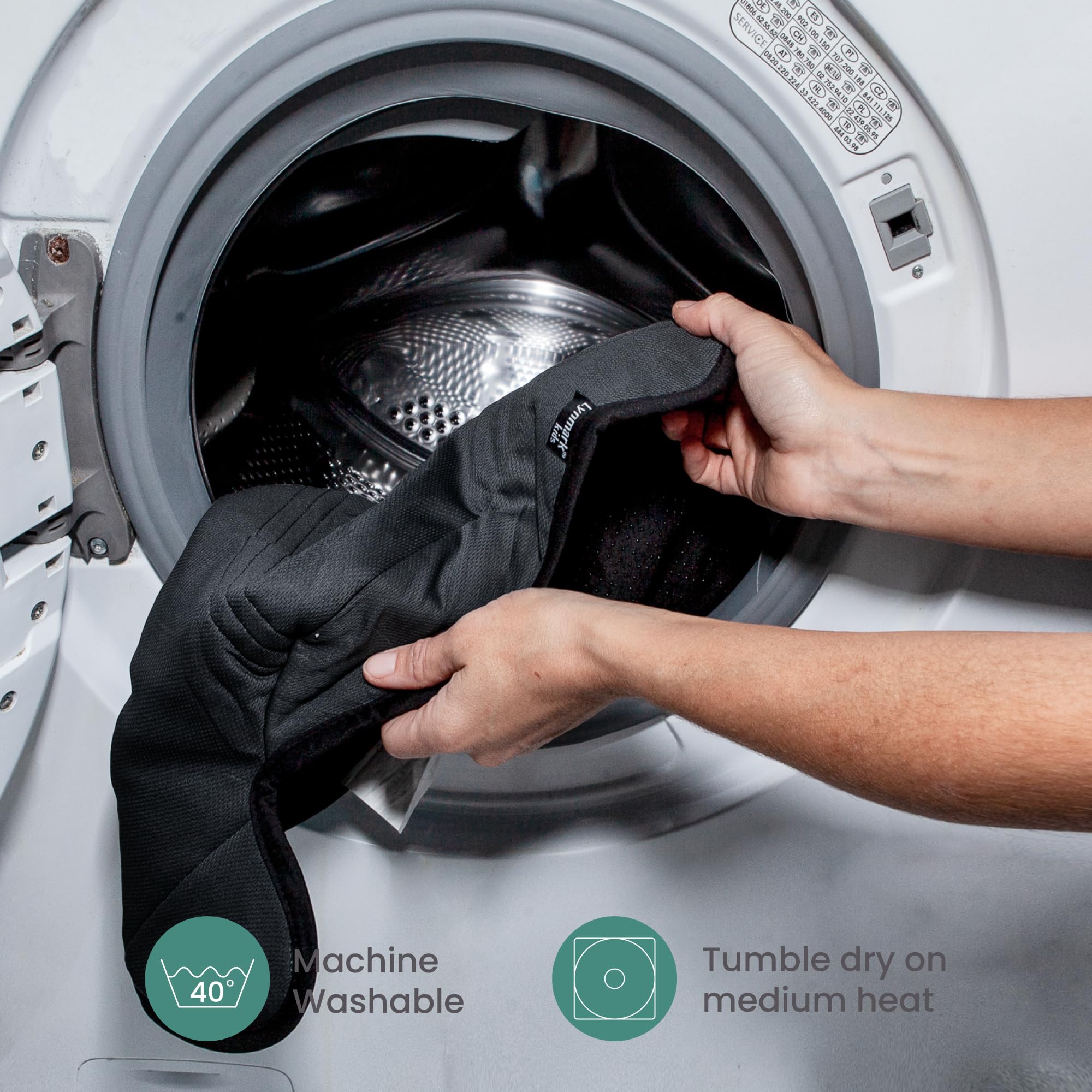 Lynmark protector features a non-slip bottom to prevent movement
