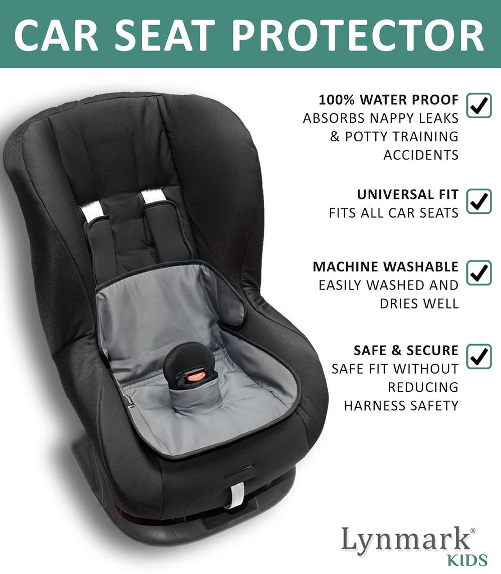 Lynmark Potty Training Car Seat Protector Edge-to-Edge Coverage protects against spills