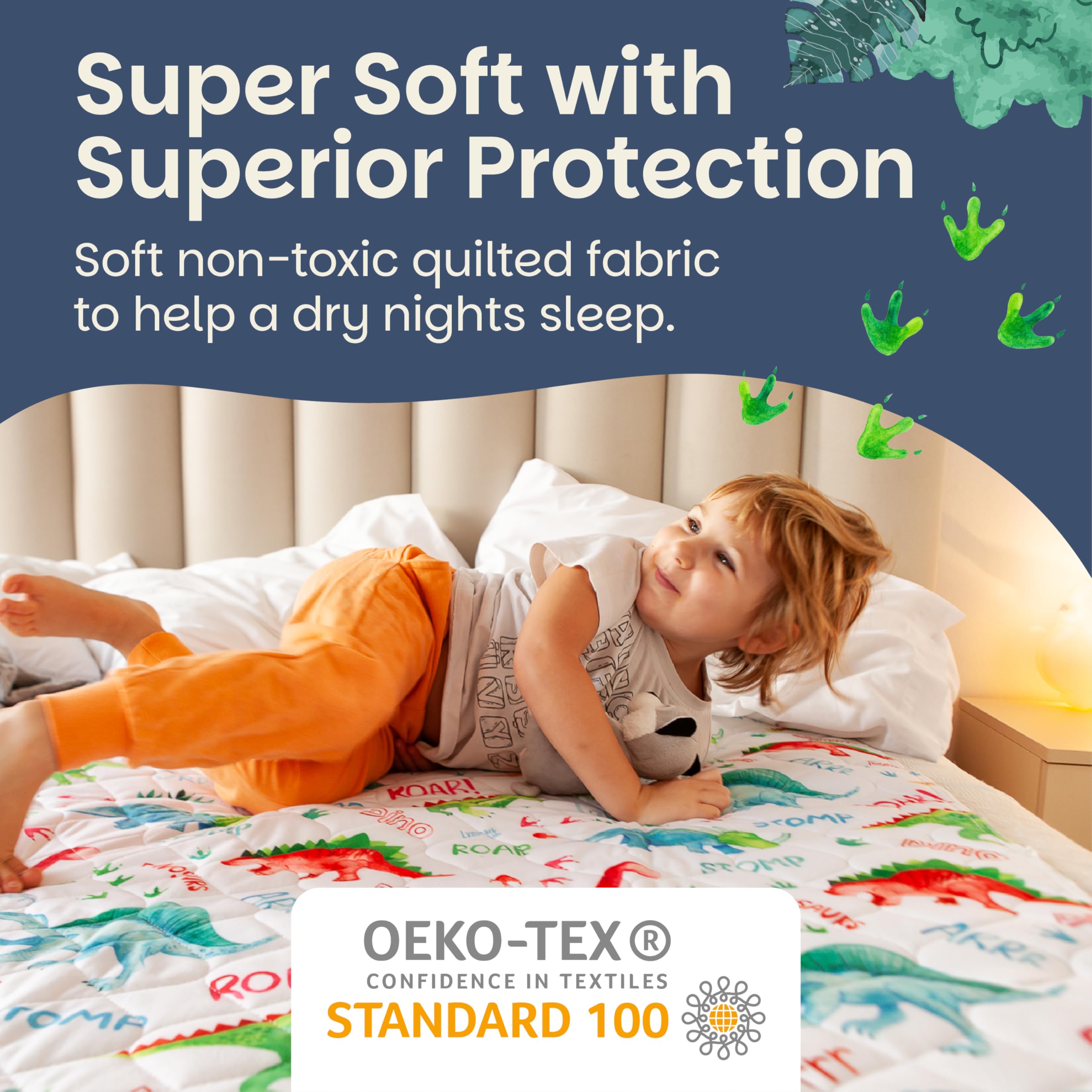 Lynmark Potty-Training Mattress Protector machine-washable design for easy cleanup