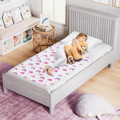 Lynmark Potty Training Mattress Protector waterproof under-layer keeps the bed dry overnight.