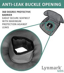Lynmark universal-fit car seat protector grey fits most seats for quick setup.