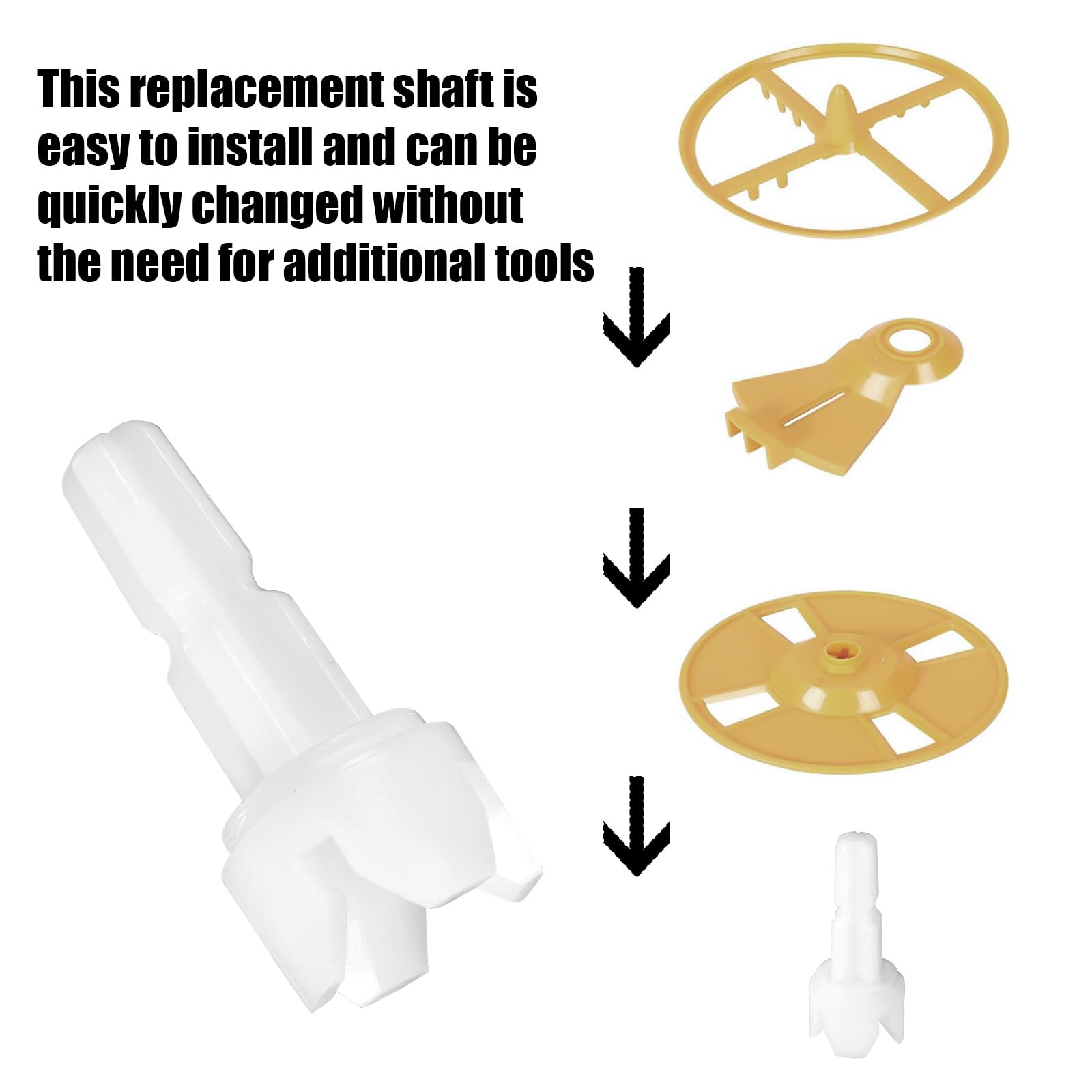 Lyreh axle stem ensures smooth formula flow and fewer clogs during use.