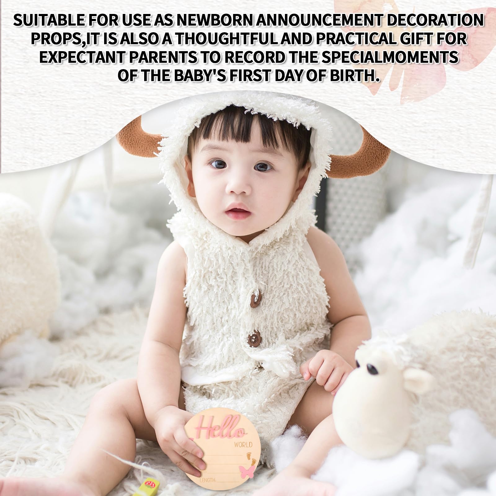 Lyreh birth announcement plaque makes a thoughtful keepsake gift.