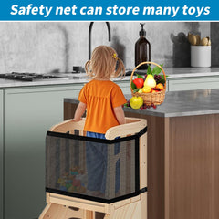 Lyreh easy-install safety net ready for fast setup on a stand tower.